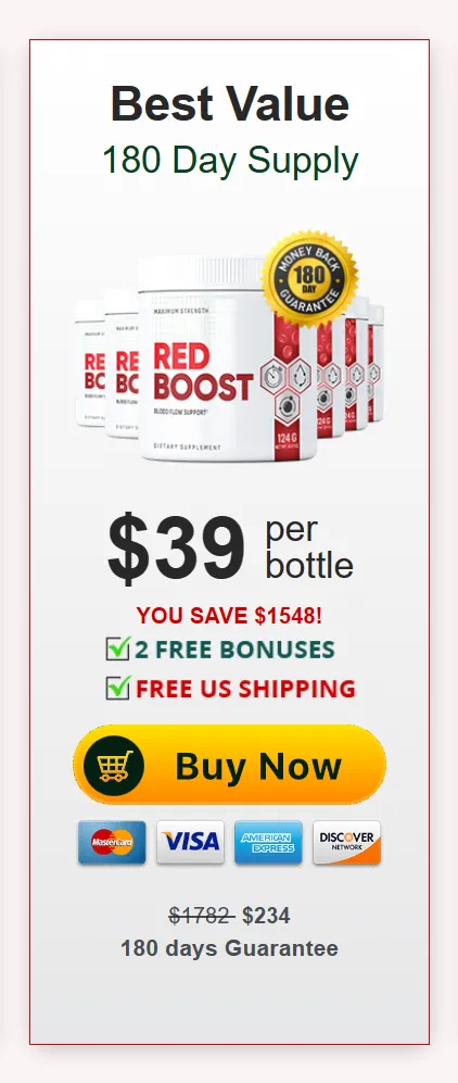 red boost pricing 6 bottal