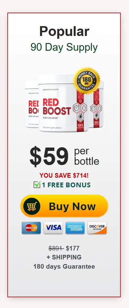 red boost pricing 3 bottal